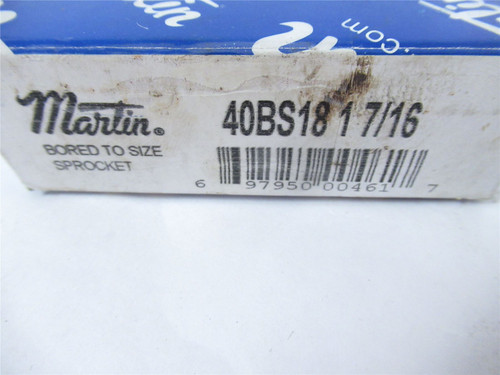 Martin 40BS18 1-7/16; Chain Sprocket #40 18Teeth 1-7/16"ID