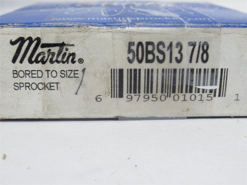 Martin 50BS13 7/8; Sprocket #50; 13 Teeth; 7/8"ID