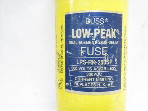 Bussmann LPS-RK-250SP; Dual-Element Time Delay Fuse 600V 400A