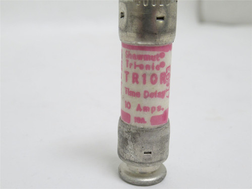 Shawmut TR10R; Dual Element Time Delay Fuse; 10A; 250VAC