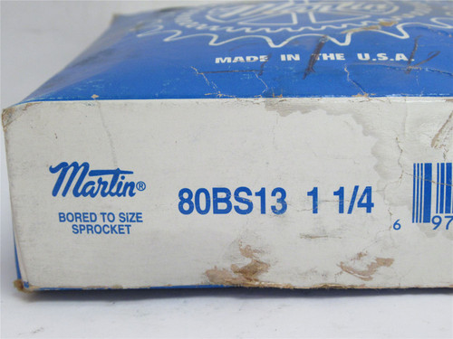 Martin 80BS13 1-1/4; Sprocket #80; 13T; 1-1/4" ID