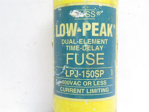 Bussmann LPJ-150SP; Time Delay Fuse; 150A; 600VAC/300VDC
