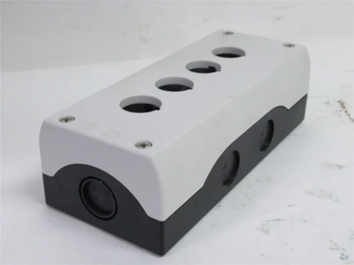Moeller M22-I4; Pushbutton Enclosure; 4-Way; Grey RAL7035