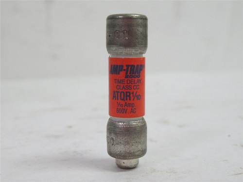 Gould ATQR-1/10; Lot-3 Amp Trap Fuse; 1/10A; 600VAC