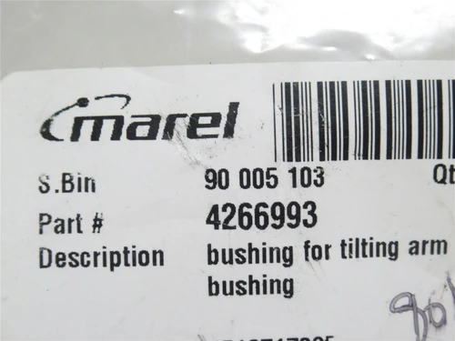 Marel 4266993; Lot-3; Tilting Arm Bushings; 31/64"ID