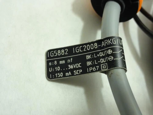 IFM IGC2008-ARKG/UP; Proximity Switch 10-36VDC (NO HARDWARE)