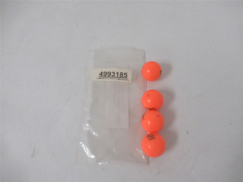 Peco 4993185; Lot-4 3.0mm Qrtz Gl Sphr 25mm ABS Ball