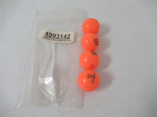 Peco  4993142; Lot-4 4.00mm GL Sphere 25MM ABS Balls
