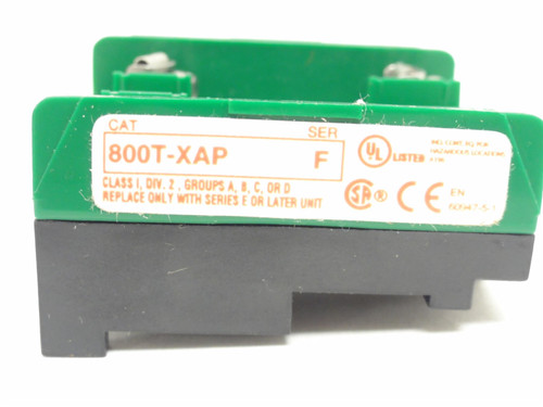 Allen-Bradley 800T-XAP; Contact Block; 600V; 1-NO; 1-NC