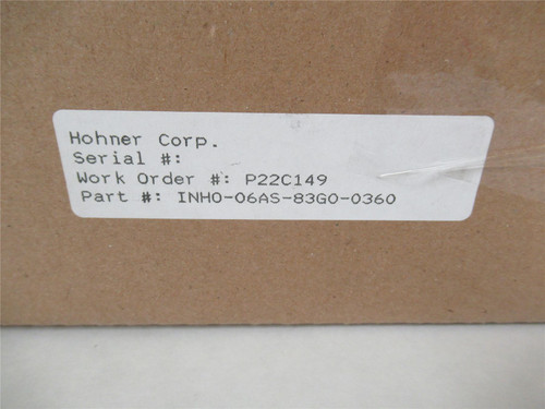 Hohner INH0-06AS-83G0-0360; Encoder 5-24V