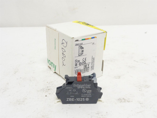 Schneider ZBE-1025; Contact Block; 3A; 240VAC; SPST-NC