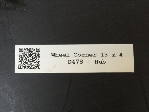 Foodmate SA00103332; Croner Wheel W/Axle & Lube Fitting; 15T