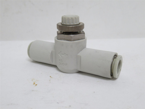 SMC AS2051FG; Inline Manual Flow Control Valve; 5/16" PTC