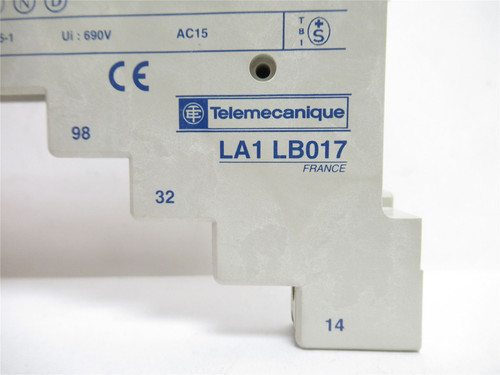 Telemecanique LA1LB017; Aux Contact Block; 10A; 690VAC