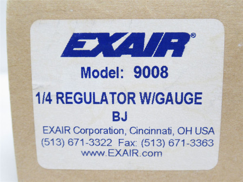 Exair 9008; Pressure Regulator W/Gauge; 1/4NPT; 0-160PSI