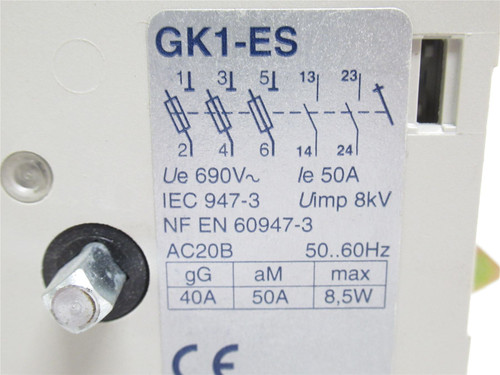 Telemecanique GK1-ES; Panel Mount Fuse Holder; 3-Pole