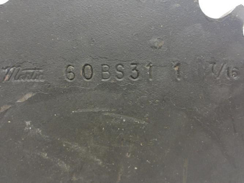 Martin 60BS31-1-7/16; Sprocket # 60; 31Teeth; 1-7/16"ID