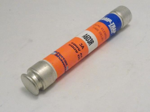 Ferraz A6D3R; Fuse; 3A 600VAC/VDC