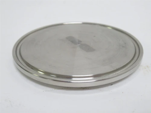 Industry-Std 11P794; Sanitary Solid End Cap; SS-304; 3" Clamp