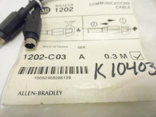 Allen-Bradley 1202-C03; Cable 1 Ft. L