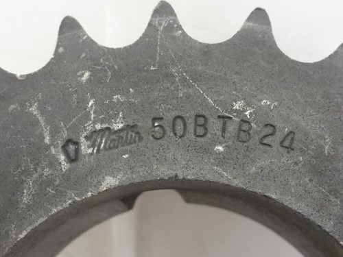 Martin 50BTB24-2012; Bushed Sprocket # 50; 24Teeth