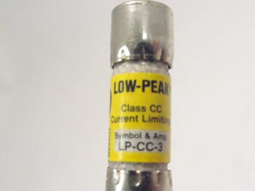 Bussmann LP-CC-3; Fuse; 3 Amp 600V