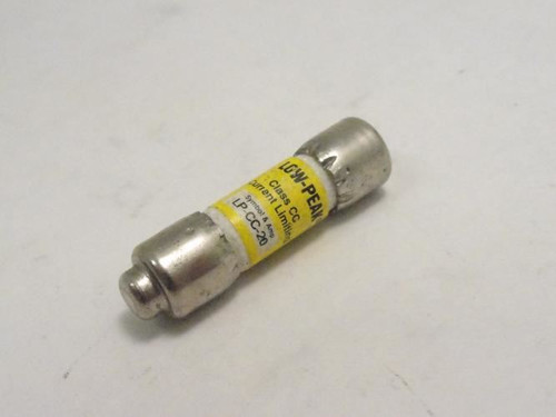 Bussmann LP-CC-20; Fuse; 20 Amp; 600Vac