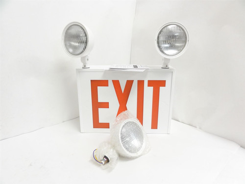 Lithonia LHXNY W 1 RM2; LED Exit/Emergency Lighting Fixture