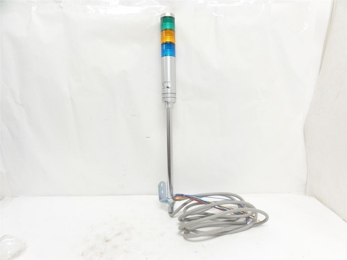 PatLite LCE-02U; LED Signal Tower; Green; Amber; Blue; 24VAC