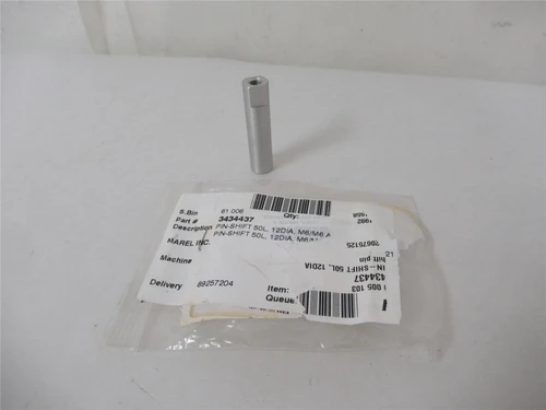 Marel 3434437; Pin Shift 50L 12Dia M6/M6 Spacer Guard