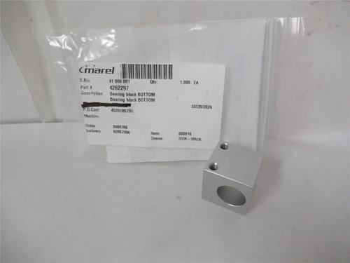 Marel 4262297; Bearing Block Bottom