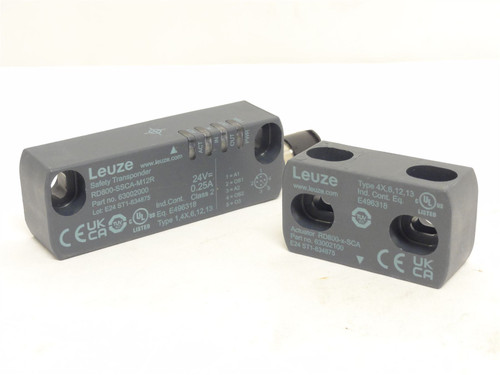 Leuze RD800-SSCA-M12R; Safety Transponder 63002010; 24V; 1/4A