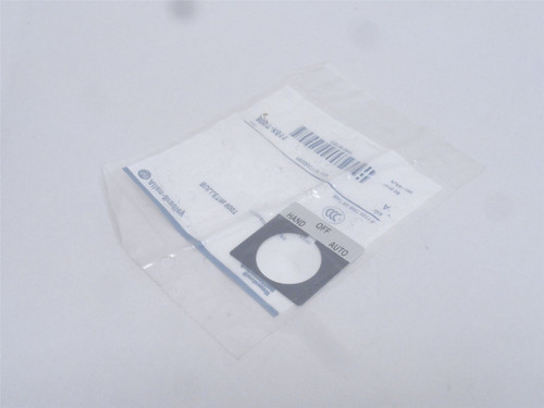 Allen-Bradley 800T-X511; Push Button Legend Plate; Size: 30mm