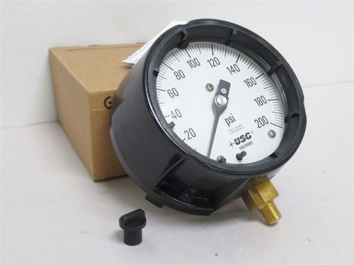 Ametek 175011; Pressure Gauge 1980L; 0-200PSI; 4-1/2" Dial