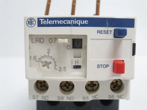 Telemecanique LRD-07; Overload Relay; 1.6-2.5A; 600VAC; 3PH