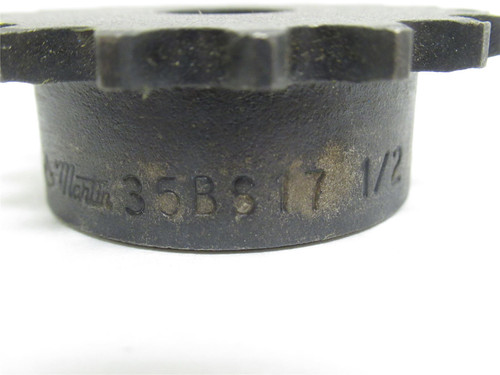 Martin 35BS17-1/2; Sprocket #35; 17 Teeth; 1/2"ID