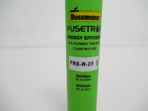 Bussmann FRS-R-25; Time Delay Current Limiting Fuse 25A; 600V