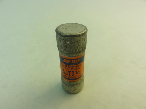 Amp-Trap AJT3-1/2; Dual Element Time Delay Fuse; 3-1/2A; 600VAC