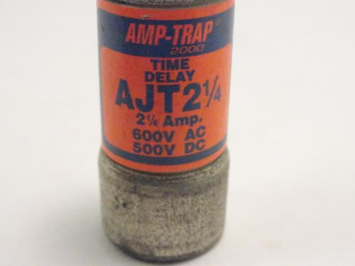 Gould Shawmut AJT2 1/4; Fuse 2-1/4 Amp; 600VAC 500VDC