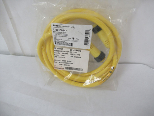 Woodhead 1300100147; Cordset 2P  6'  16 AWG