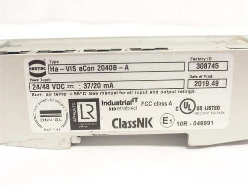 Harting 24020040010; Unmanaged RJ45 Ethernet Switch; 4-Port