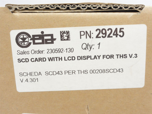 Ceia 29245; SCD Card With Display