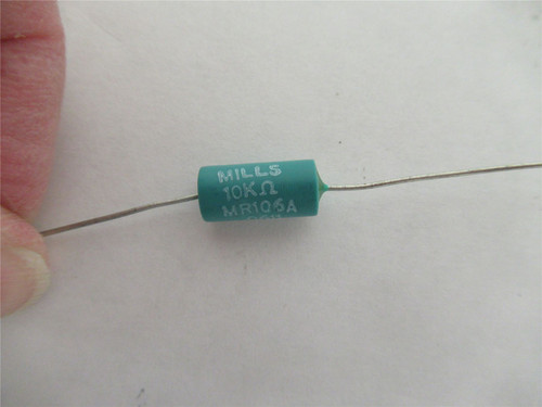 Mills MR106A0611; Lot-6 Resistor 10KOHM 1/4W 0.01 PCT WW