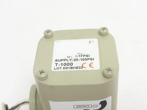 Bellofram 961-116-000; Pnuematic Transducer 1-17psi