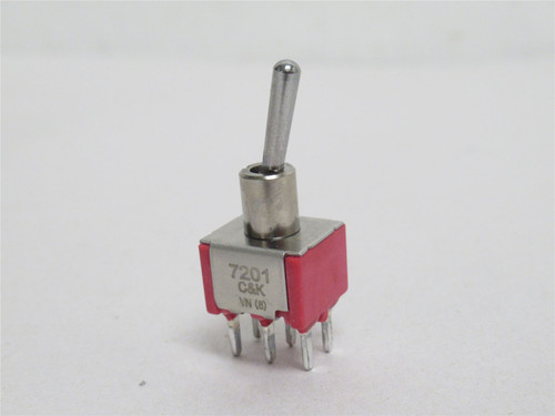 C&K 7201SD9CQE; Toggle Switch; DPDT; 5A; 125VAC/28VDC