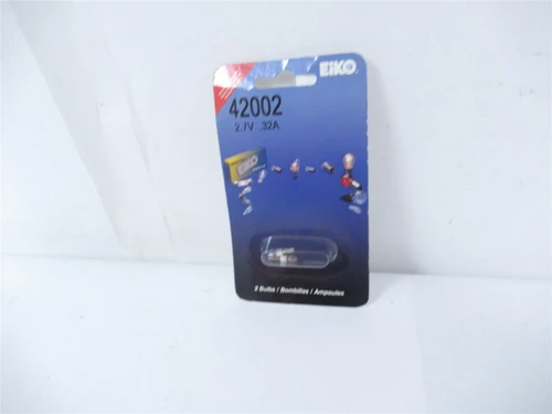 Eiko 42002; Lot-2 Bulbs 2.7V .32A (package of 2)