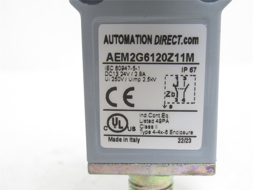 Automation Direct AEM2G6120Z11M; Compact Limit Switch; 24VDC