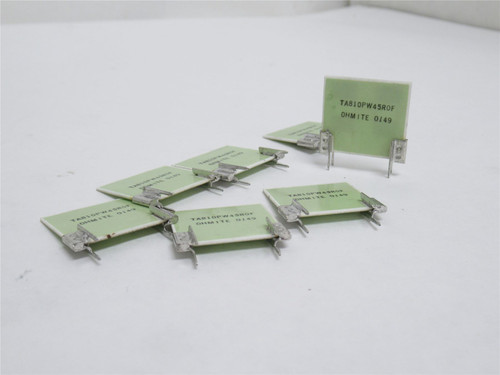 Ohmite TA810PW45R0F; Lot-7; Thick Film Resistors; 10W; 45 Ohm