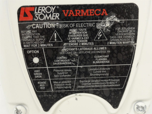 Leroy Somer Varmeca 32T 180; Motor Controller; No Dial; 3Ph