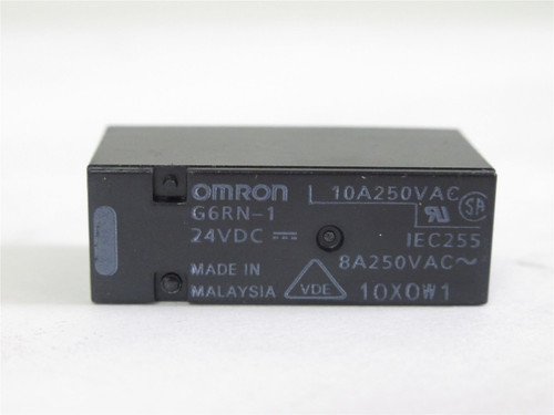 Omron G6RN-1 DC24; Lot-15 Gen Purpose Relay; 24VDC; 8A; 9.2mA